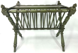 Tell City Chair Company Solid Hard Rock Maple Andover Magazine Rack Side... - $193.05