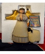 Williraye Studio O Holy Night Praying Angel Figure With Sheep WW2536 Fol... - £31.52 GBP