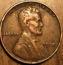 1930 Usa Lincoln Wheat Small Cent Penny - £2.26 GBP