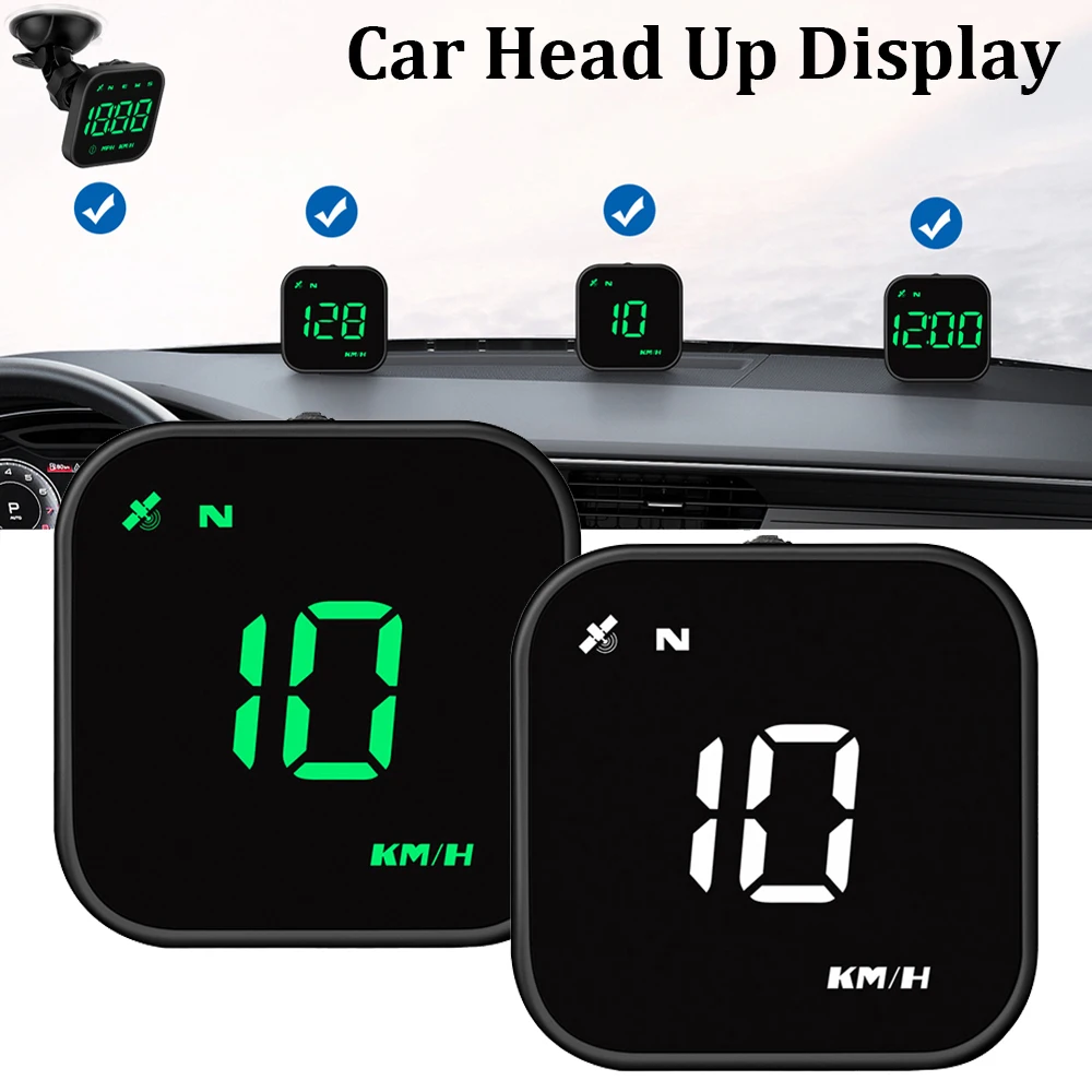 G4S Universal GPS HUD Head Up Display LED Auto Speedometer Smart Digital - £17.52 GBP+