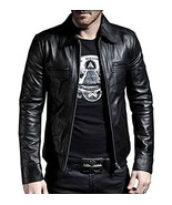 Laverapelle Men&#39;s Black Genuine Lambskin Leather Jacket - 1501200 Medium... - £173.40 GBP