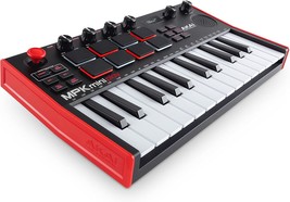 Professional Midi Keyboard Controller, Akai Mpk Mini Play Mk3,, And Software. - $167.96