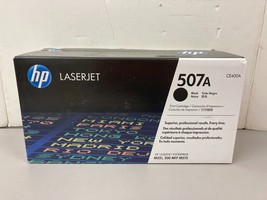 Genuine SEALED/NEW OEM HP 507A Black LaserJet Toner Cartridge CE400A - $145.12