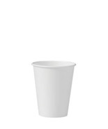 Solo Cups Single-Sided Poly Paper Hot Cups 8oz White 50/Bag 20 Bags/Carton - $1,968.50 MXN