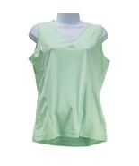 ADIDAS Women&#39;s Performance Tee Mint Sleeveless V-Neck Moisture Wicking S... - €11,75 EUR