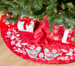 Pioneer Woman Mazie Bird Christmas Tree Skirt New - £15.71 GBP