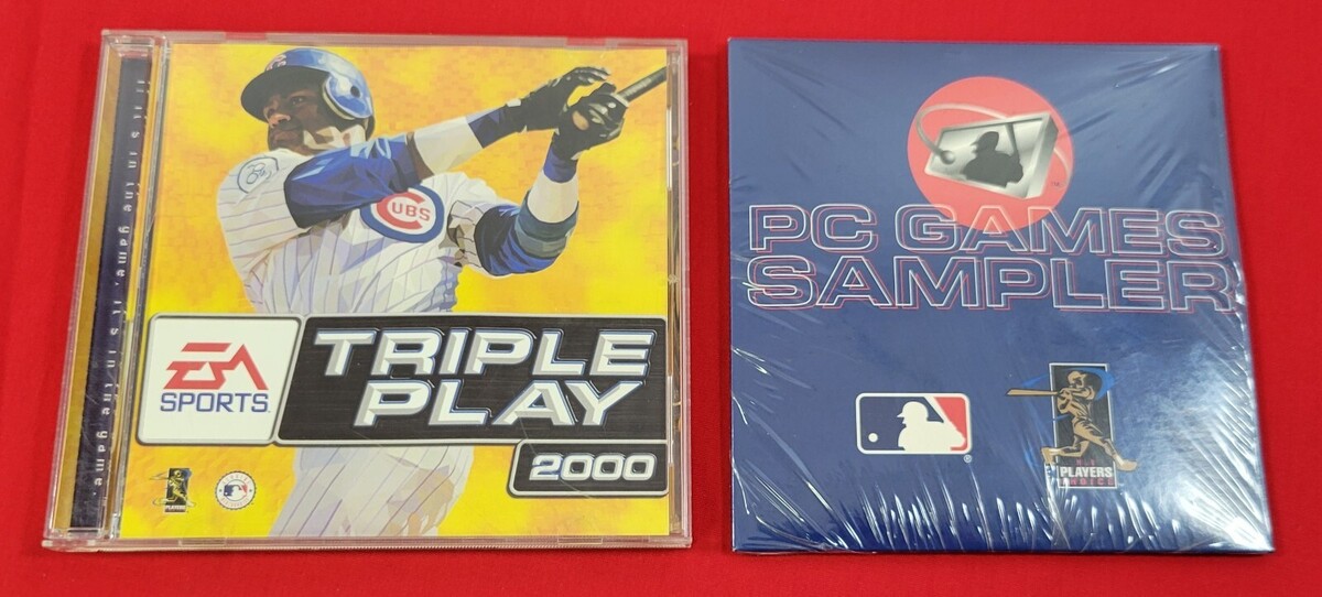 O) Triple Play 2000 (Baseball PC Game, 1999 EA Sports) Windows 95/98 - $3.95