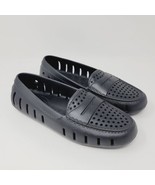 Floaters Driving Loafers womans Size 7 slip on Perforted Rubber Shoes - £42.56 GBP