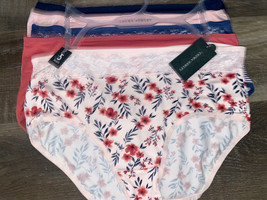 Laura Ashley ~ Women&#39;s Brief Underwear Panties Floral 5-Pair Polyester (R) ~ 1X - £20.71 GBP
