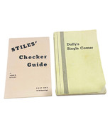 Lot of 2 VTG Checkers Books by Stiles: &#39;Checker Guide&#39; &amp; &#39;Duffy&#39;s Single... - $17.77