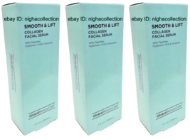 3xGlobal Beauty Care Smooth &amp; Lift Collagen Facial Serum Hyaluronic Acid... - $464.39 MXN