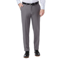 Haggar Men&#39;s Premium Comfort Slim-Fit Performance Stretch Dress Pants Grey-32x32 - £24.98 GBP