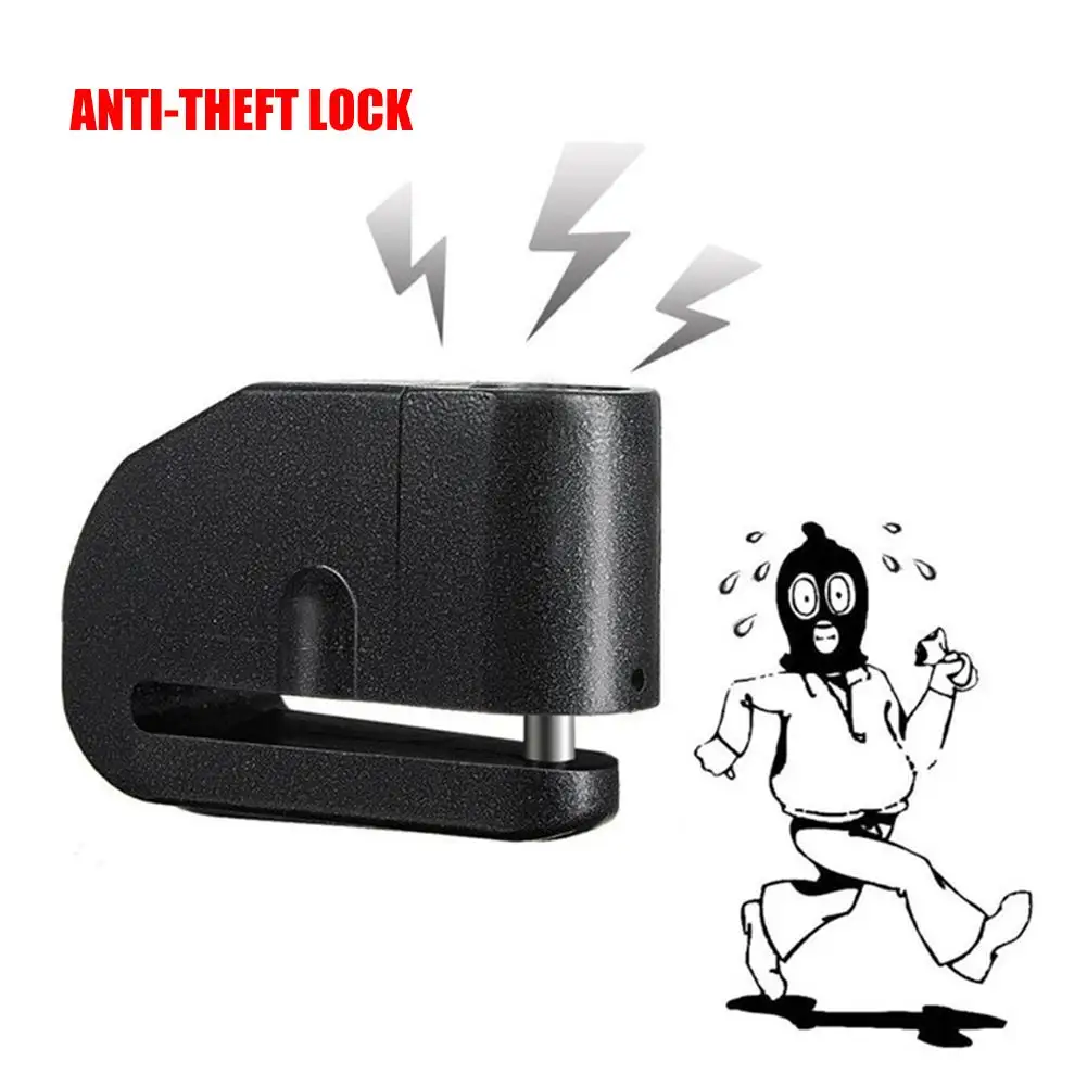 Waterproof Aluminum Alloy Anti-Theft Disc Brake Lock Motorcycle Alarm Electric - £22.80 GBP