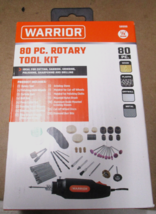 WARRIOR 0.7 Amp Rotary Tool Kit 80-Piece Cut Sand Grind - $18.99