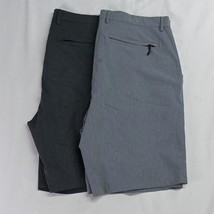 Lot 2 Old Navy 38 x 10&quot; Gray Stretchtech Golf Performance Mens Chino Shorts - $24.99