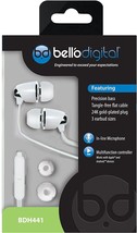 Bell&#39;O - BDH441WH - In-ear Headphones with Precision Bass - Piano White - £11.76 GBP