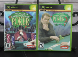 World Championship Poker &amp; World Championship 2 - Microsoft Xbox Set Of 2 Games - £6.40 GBP