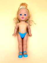 Mattel Kelly Doll 1994 Barbie’s Little Sister ~ Blond Hair Blue Eyes Toy - £15.97 GBP