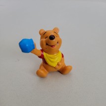 Winnie The Pooh With Jar Of Honey 2" Pvc Figure - Vintage Disney - £3.12 GBP