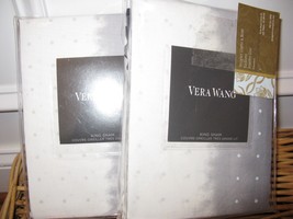 New 2 Vera Wang Dip Dye Dots King Pillow Shams Set - $131.87