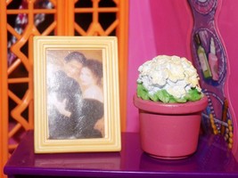 Picture frame of a couple &amp; potted flowers plant fits fisher price lovin... - $6.92