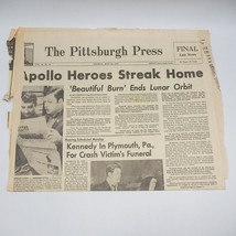 Giornali Pittsburgh Premere Luglio 22 1969 Apollo Moon Atterraggio - $58.00