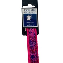 East Side Collection Dog Collar Carolina Collar Raspberry 1&quot; adjusts 18&quot;... - £13.19 GBP