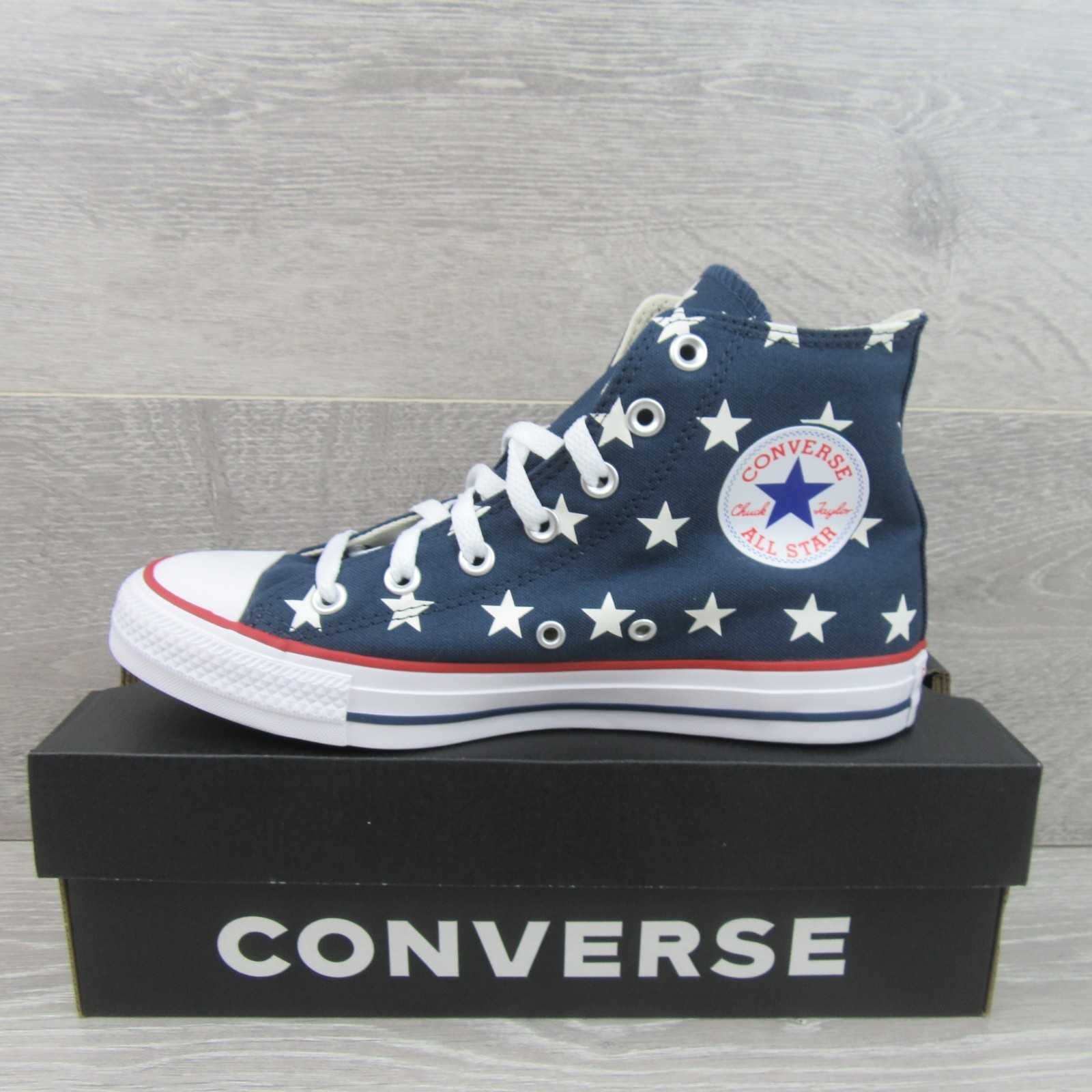 Converse Chuck Taylor All Star HI Archive Stars Women's Size 8 Navy NEW A15503F Item image 3