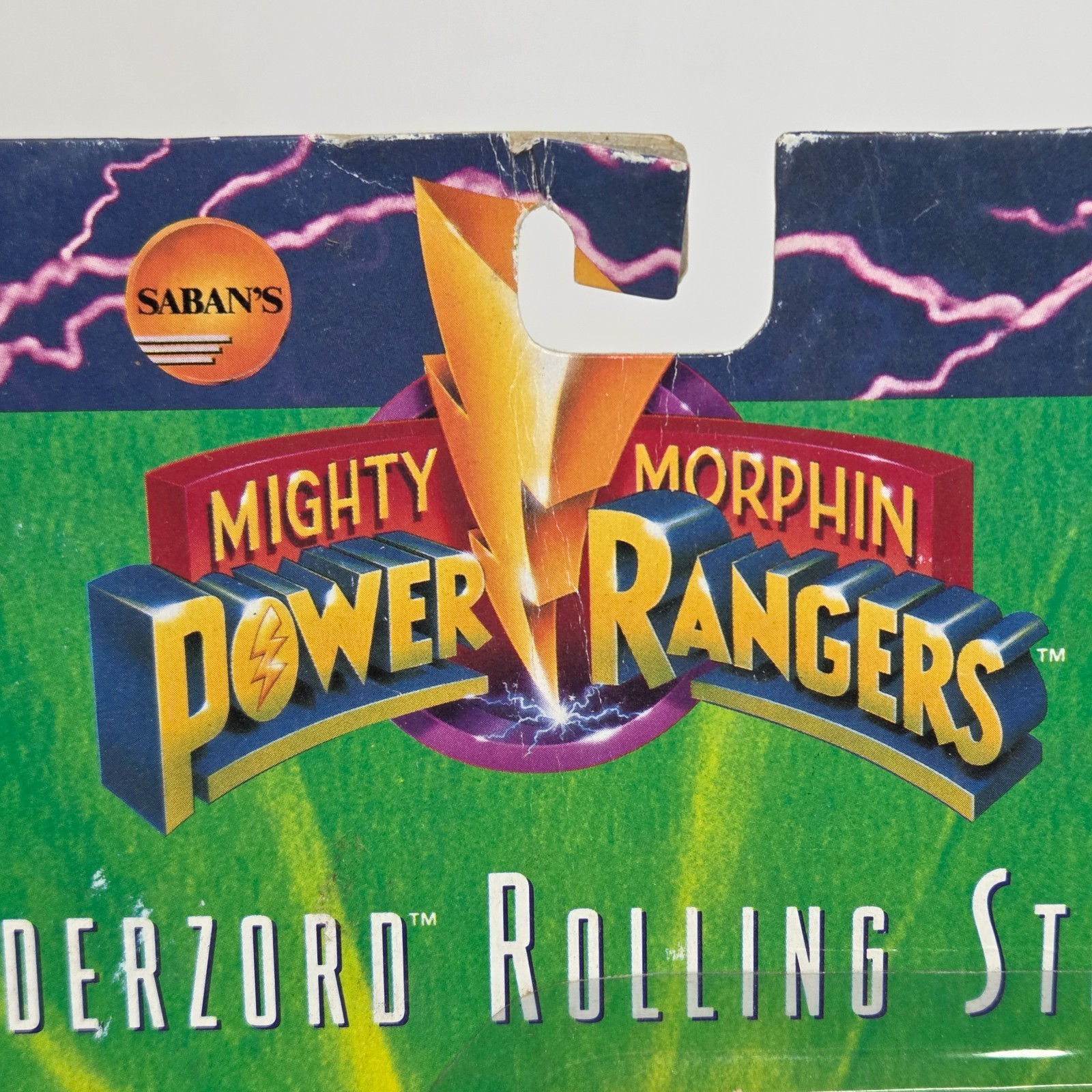 Power Rangers Ink VINTAGE 1995 MIGHTY MORPHIN POWER RANGERS NEW THUNDERZORD ROLLING ...