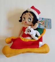 BETTY BOOP Sugarloaf Collection 2009 Merry Christmas Sleigh Ride Plush Doll Dog - £31.32 GBP