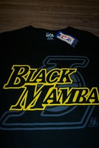 Los Angeles Lakers Kobe Bryant Black Mamba Nba Basketball T-Shirt Small New - $99.00