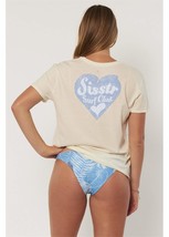 Sisstr Heart Ss Knit Tee - vintage white - £26.19 GBP