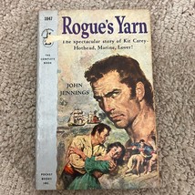 Rogue&#39;s Yarn Paperback Book by John Jennings from Pocket Books 1955 - £9.74 GBP