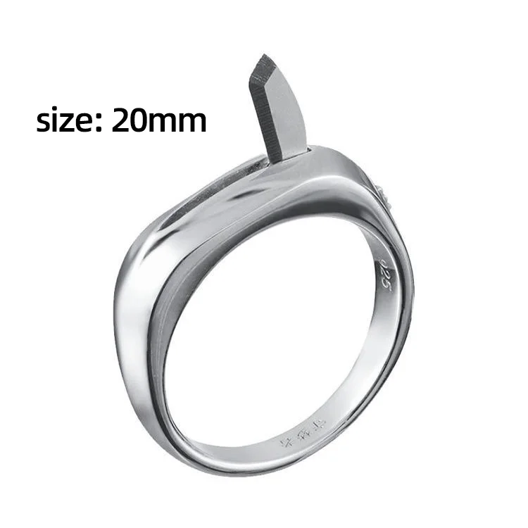 Titanium Steel Self Defense Ring Invisible Multifunctional Stainless  for Female - $81.02