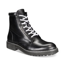 INC International Concepts Men’s Ivan Lace-up Boots Black, 12 - $60.00
