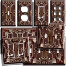 Art Deco 20&#39;S Architecture Style Light Switch Outlet Wall Plate Retro Home Decor - $10.79+