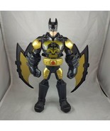 Batman 10&#39;&#39; Action Figure Black &amp; Gold Armour Wings 2013 Mattel Talks Li... - £18.26 GBP