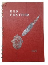 1950 - 1951 Mead Junior High School Red Feather Yearbook Mead Washington WA - £12.59 GBP