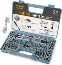 Complete M3 To M12 Hi-Spec Metric Tap And Die Set, 39 Pcs. Fine - £37.52 GBP