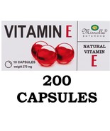 Vitamin E Capsules 270 mg - 200 pcs. 20 packs of 10 pieces each - $739.52 MXN