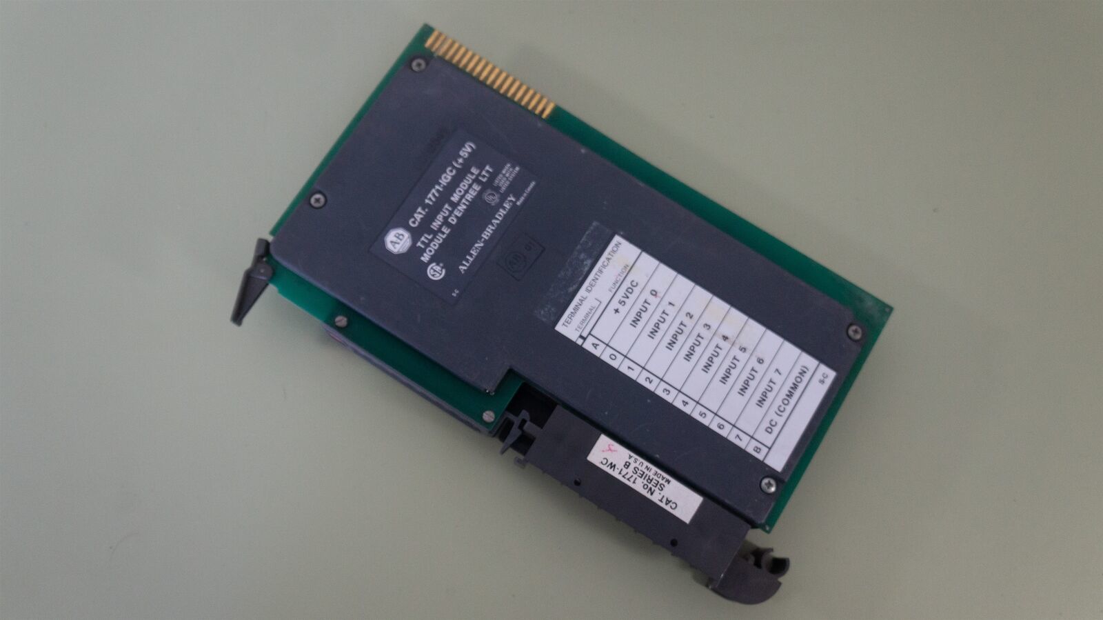 Allen Bradley 1771-IGC (+5V) TTL Input Module + 1771-WC Wiring Arm - $9.77
