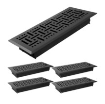 4 Piece Decorative Floor Register 4x10” Metal Floor Vents Rustproof Mesh... - $29.70