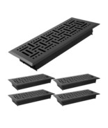 4 Piece Decorative Floor Register 4x10” Metal Floor Vents Rustproof Mesh... - $549.09 MXN