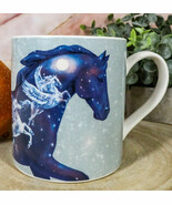 Trail Of Painted Ponies Pegasus Unicorn Centaur Stardust Horse Ceramic Mug - $24.66 CAD