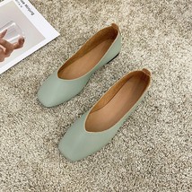 New Simple Design Ladies Flat Shoes Soft Women Round Toe Vintage Flats Female Ca - £22.01 GBP
