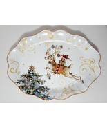 NEW RARE Williams Sonoma Twas the Night Before Christmas Reindeer Scallo... - £103.01 GBP