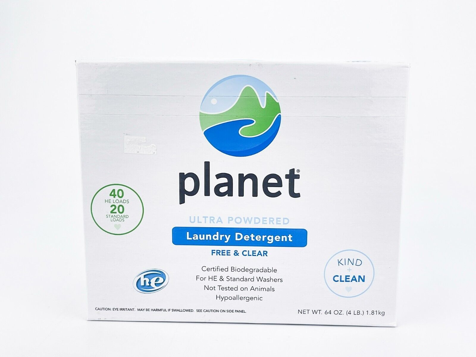 Primary image for Planet Ultra Powdered Free Clear Laundry Detergent 40 HE Loads Hypoallergenic
