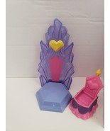 My Little Pony Crystal Empire Castle Accessories Throne and Baby Bed Crib - $10.00