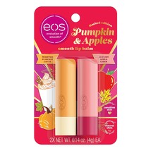 eos Limited Edition Smooth Lip Balm, Whipped Pumpkin Latte &amp; Autumn Apple Cider, - £22.72 GBP