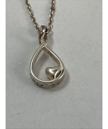 LA Sterling Silver 925 “Love Forever” Pendant &amp; 16” 925 Necklace *FREE S... - $19.75